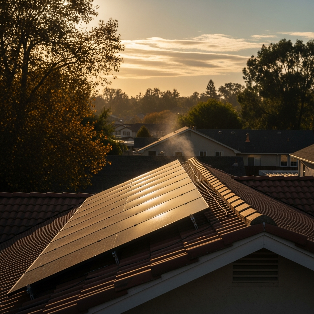 Solar panel New Jersey rooftop array on a home, highlighting 2026 system performance, savings, and maintenance concerns