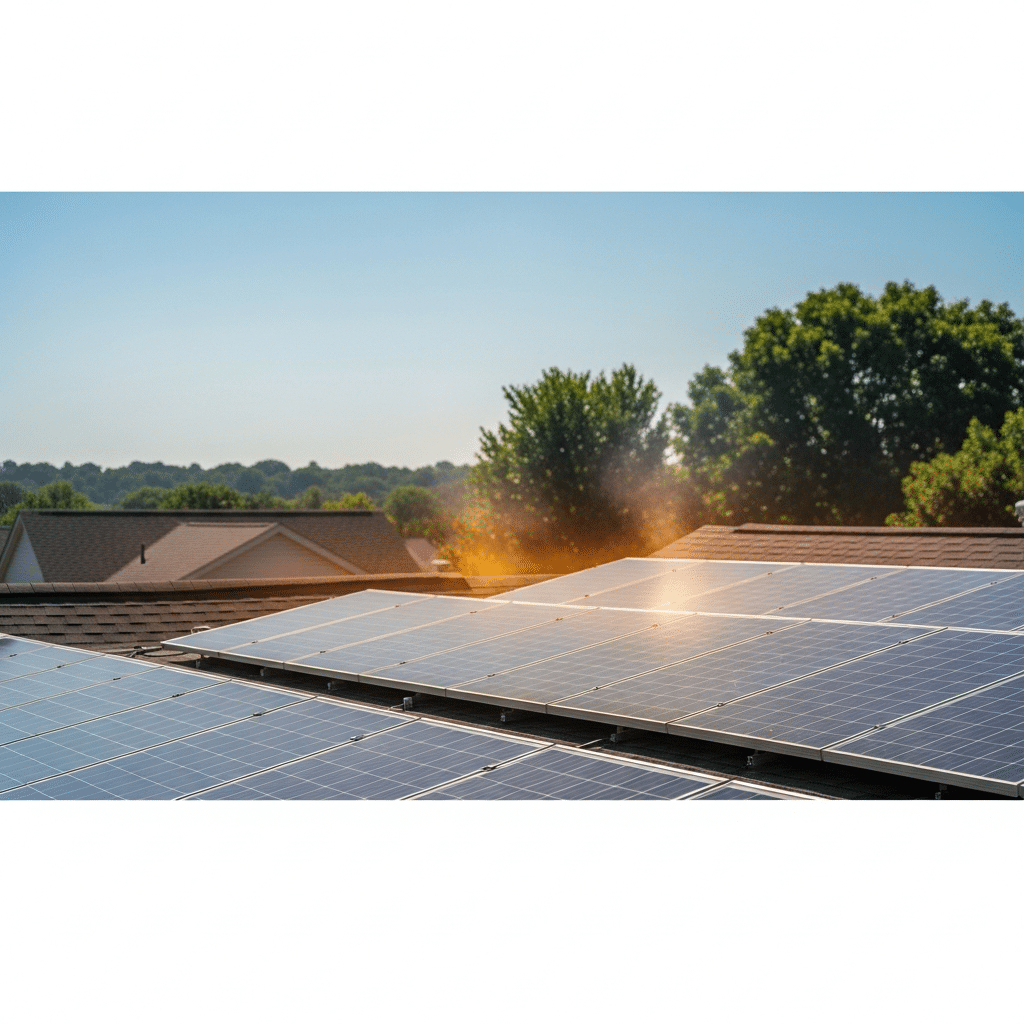 Solar panel performance chart explains what is PPA solar financing and summer underperformance risks in NJ and PA
