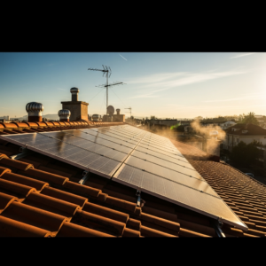 Solar loan vs lease comparison graphic showing payment options and solar panel output trends for homeowners in 2026