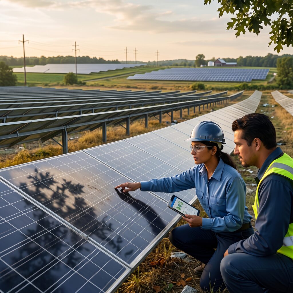 New Jersey solar farm map highlighting planned projects and solar installation NJ trends for comparing local system output