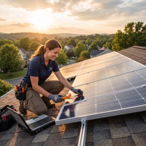 Solar installer NJ reviews county solar dashboard data to spot aging systems and summer production drops